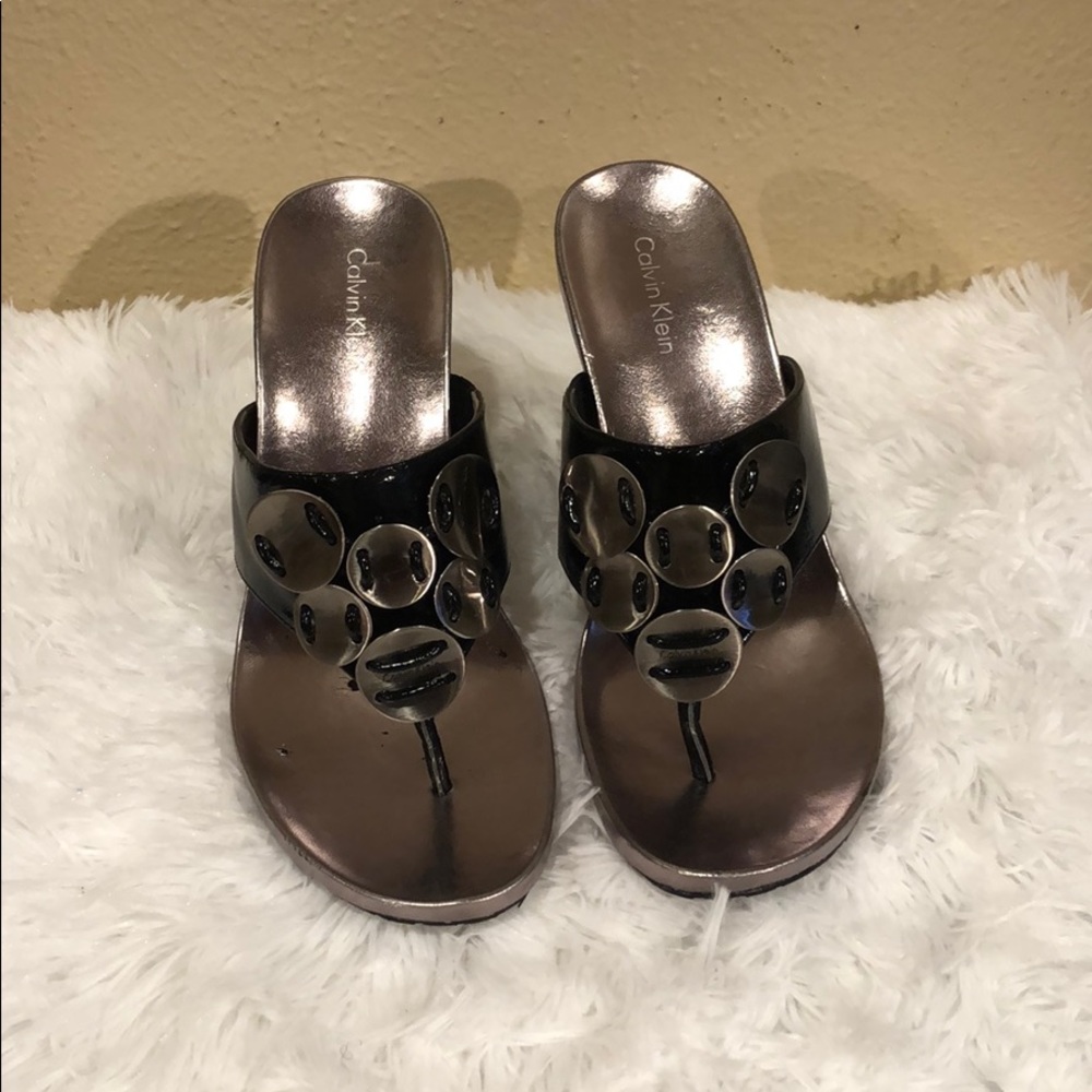 Calvin Klein 3 1/2” wedges